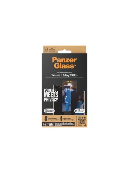 PanzerGlass Privacy Screen Protector Samsung Galaxy S 2024 Ultra | Ultra-Wide Fit wA | PanzerGlass 3 PanzerGlass Privacy Screen Protector Samsung Galaxy S 2024 Ultra | Ultra-Wide Fit wA | PanzerGlass 3