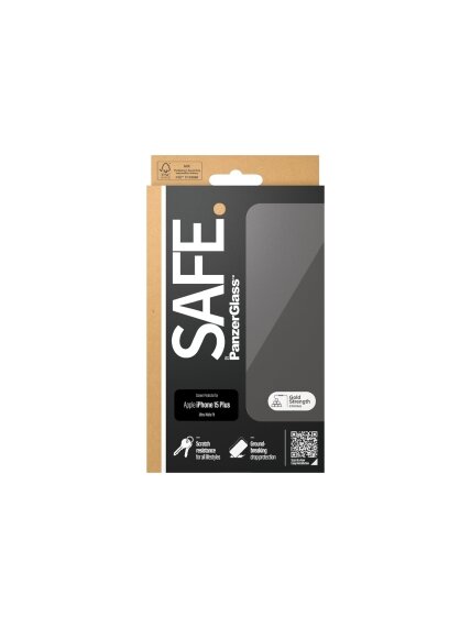 PanzerGlass | SAFE | Screen protector | Apple | iPhone 15 PLUS | Glass | Clear | Ultra-Wide Fit 3 PanzerGlass | SAFE | Screen protector | Apple | iPhone 15 PLUS | Glass | Clear | Ultra-Wide Fit 3