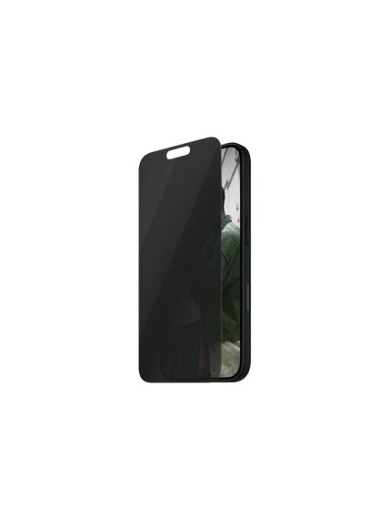 PanzerGlass Screen protector | Apple | iPhone 16 | Glass | Black | Ultra-Wide Fit PanzerGlass Screen protector | Apple | iPhone 16 | Glass | Black | Ultra-Wide Fit
