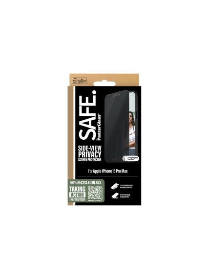 PanzerGlass Screen protector | Apple | iPhone 16 Pro Max | Glass | Black | Ultra-Wide Fit 3 PanzerGlass Screen protector | Apple | iPhone 16 Pro Max | Glass | Black | Ultra-Wide Fit 3