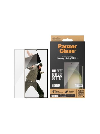 PanzerGlass Screen Protector Samsung Galaxy S 2024 Ultra | Ultra-Wide Fit wA | PanzerGlass 1 PanzerGlass Screen Protector Samsung Galaxy S 2024 Ultra | Ultra-Wide Fit wA | PanzerGlass 1