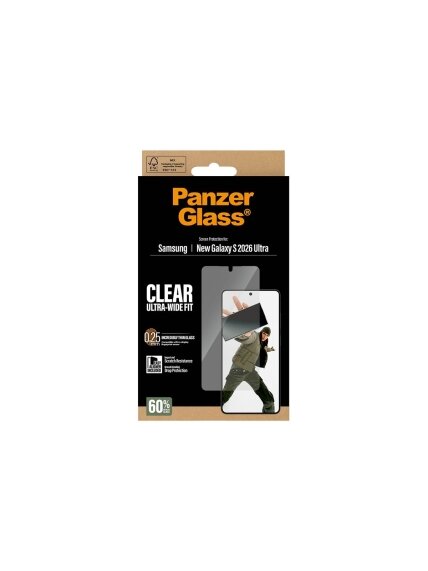 PanzerGlass Screen Protector Samsung New Galaxy S26 Ultra | Ultra-Wide Fit w. EasyAligner | PanzerGlass 6 PanzerGlass Screen Protector Samsung New Galaxy S26 Ultra | Ultra-Wide Fit w. EasyAligner | PanzerGlass 6