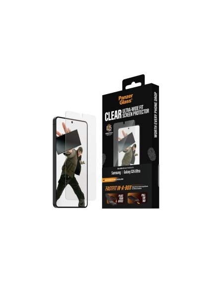 PanzerGlass Screen Protector Samsung New Galaxy S26 Ultra | Ultra-Wide Fit w. FASTFIT IN-A-BOX | PanzerGlass 2