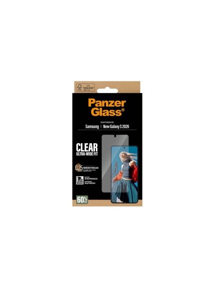 PanzerGlass Screen Protector Samsung New Galaxy S26 | Ultra-Wide Fit w. EasyAligner | PanzerGlass 2