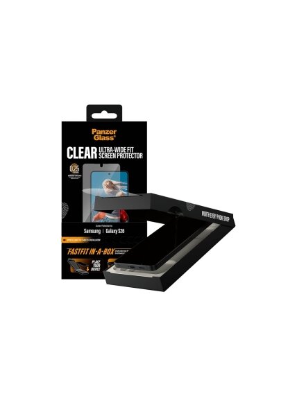 PanzerGlass Screen Protector Samsung New Galaxy S26 | Ultra-Wide Fit w. FASTFIT IN-A-BOX | PanzerGlass 6 PanzerGlass Screen Protector Samsung New Galaxy S26 | Ultra-Wide Fit w. FASTFIT IN-A-BOX | PanzerGlass 6