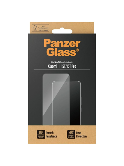PanzerGlass Screen protector | Xiaomi | 15T/15T Pro | Transparent | Ultra-Wide Fit 2