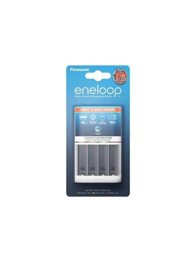 Panasonic | Battery Charger | ENELOOP BQ-CC55E | AA/AAA