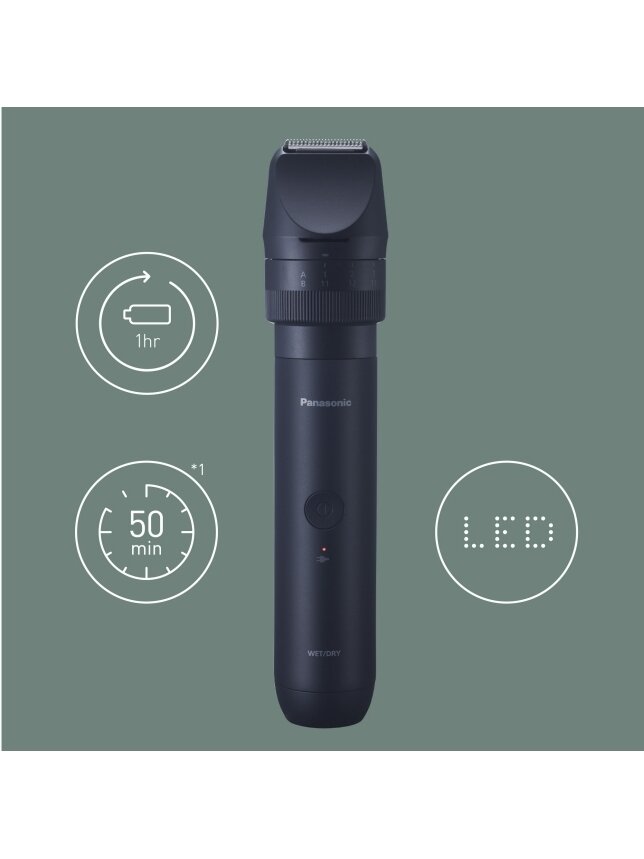 Panasonic Beard, Hair Trimmer | MultiShape ER-CKN1-PAC1 | Cordless | Wet & Dry | Number of length steps 39 | Black 2 Panasonic Beard, Hair Trimmer | MultiShape ER-CKN1-PAC1 | Cordless | Wet & Dry | Number of length steps 39 | Black 2