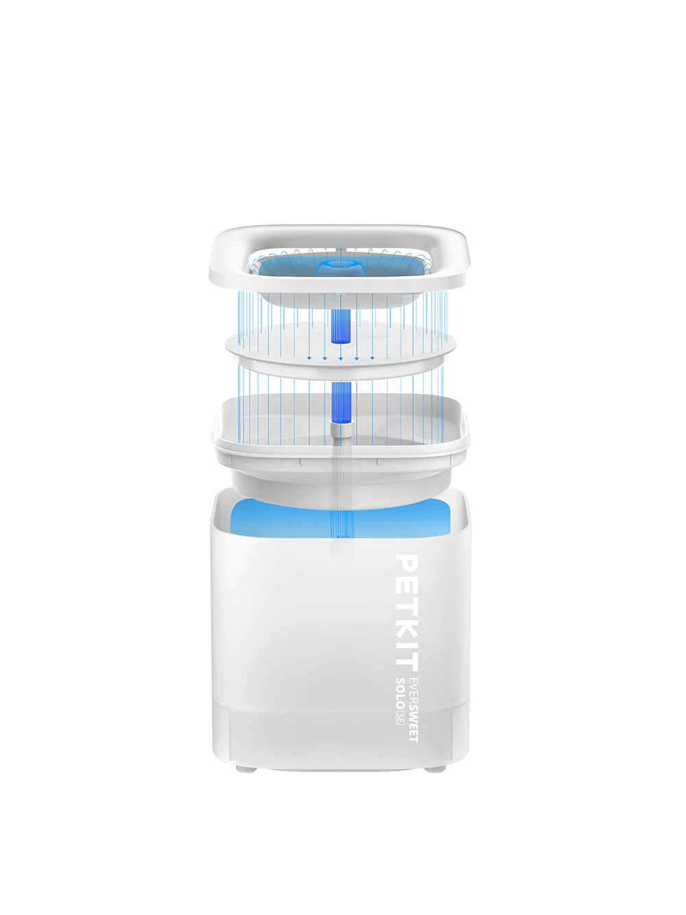 PETKIT | Smart Pet Drinking Fountain | Eversweet Solo | Capacity 1.8 L | Filtering | Material Plastic | White 2 PETKIT | Smart Pet Drinking Fountain | Eversweet Solo | Capacity 1.8 L | Filtering | Material Plastic | White 2
