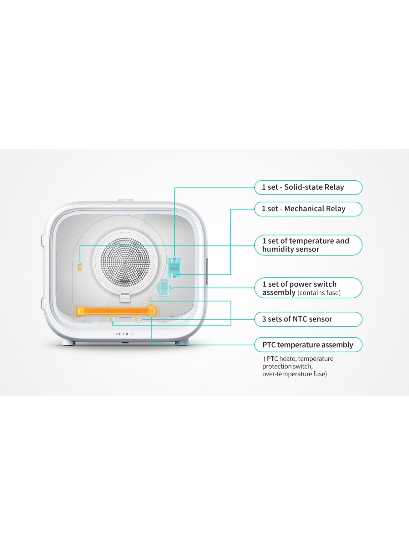 PETKIT | AirSalon Max Pro Smart Pet Dryer | White 2 PETKIT | AirSalon Max Pro Smart Pet Dryer | White 2
