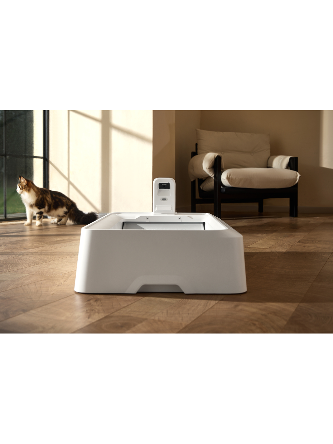 PETKIT Purobot Crystal Duo with Camera Self-Cleaning Cat Litter Box | White 5