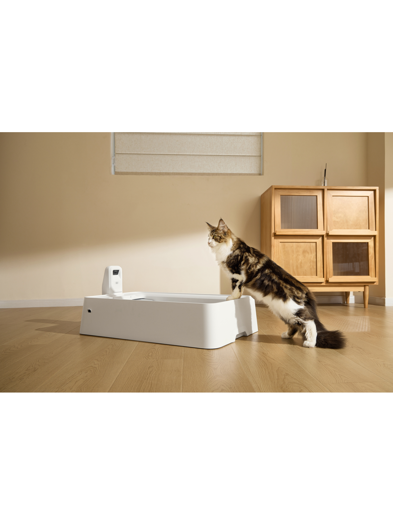 PETKIT Purobot Crystal Duo with Camera Self-Cleaning Cat Litter Box | White 6