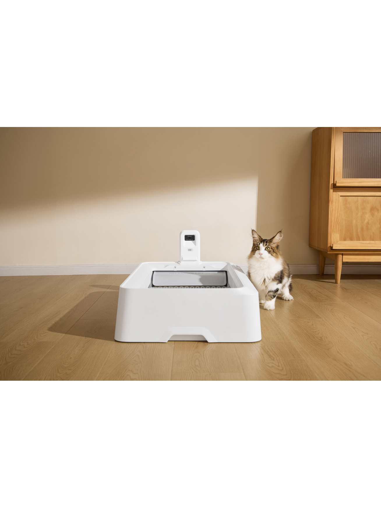 PETKIT Purobot Crystal Duo with Camera Self-Cleaning Cat Litter Box | White 7