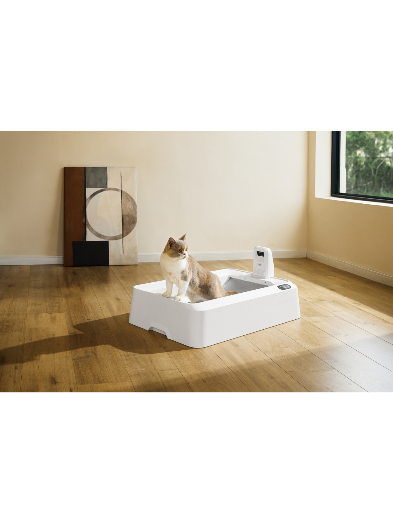 PETKIT Purobot Crystal Duo with Camera Self-Cleaning Cat Litter Box | White 8