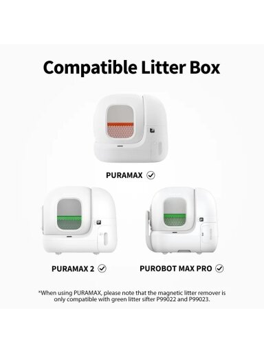 PETKIT | Pura Max 2 Mineral Sand Litter, Green + Magnetic Cat Litter Remover | Green