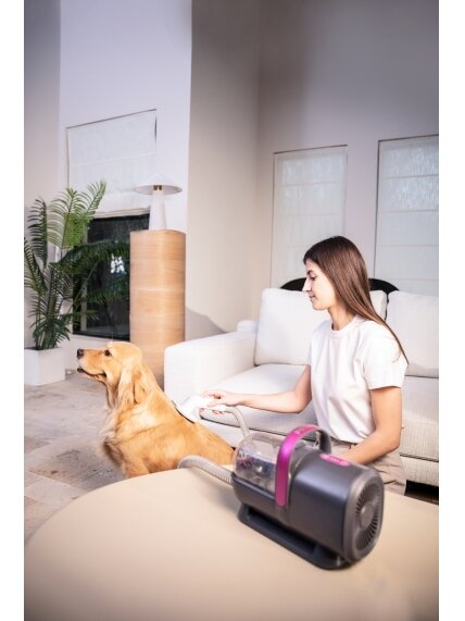 PETKIT | Air Clipper Pet Grooming Vacuum Kit 5in1 | LM4 | Grey/White 7