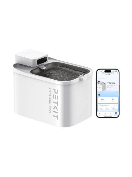 PETKIT Drinking Fountain | Eversweet Max UVC | Capacity 3 L | Material Food-grade ABS | White 1 PETKIT Drinking Fountain | Eversweet Max UVC | Capacity 3 L | Material Food-grade ABS | White 1