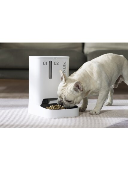PETKIT | Feeder with Camera | P591 YumShare Dual-hopper | Capacity 2+3 L | White 4