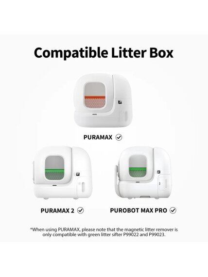 PETKIT | Pura Max 2 Mineral Sand Litter, Green + Magnetic Cat Litter Remover | Green 1 PETKIT | Pura Max 2 Mineral Sand Litter, Green + Magnetic Cat Litter Remover | Green 1