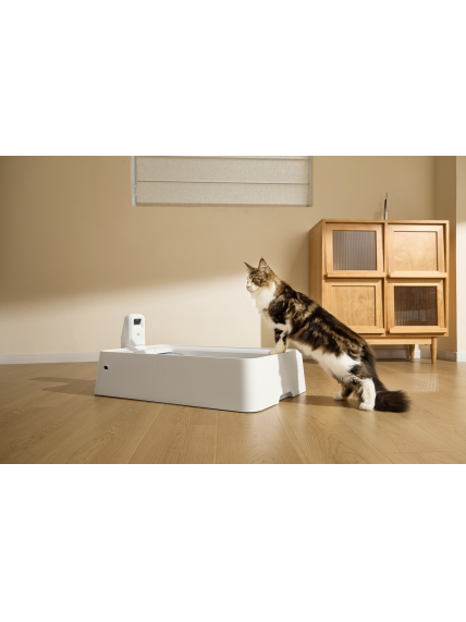 PETKIT Purobot Crystal Duo with Camera Self-Cleaning Cat Litter Box | White 6