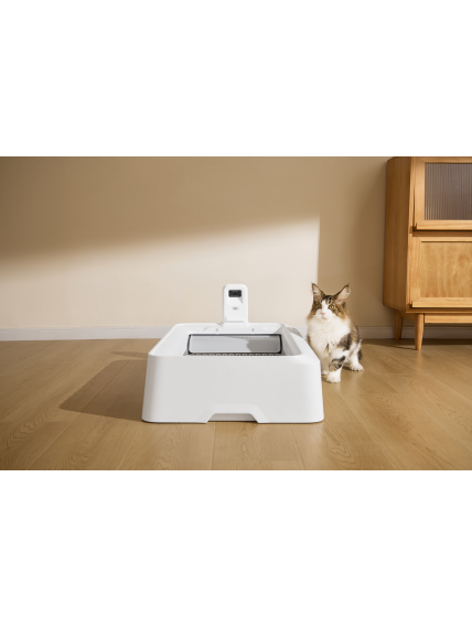PETKIT Purobot Crystal Duo with Camera Self-Cleaning Cat Litter Box | White 7