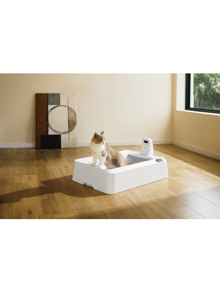 PETKIT Purobot Crystal Duo with Camera Self-Cleaning Cat Litter Box | White 8