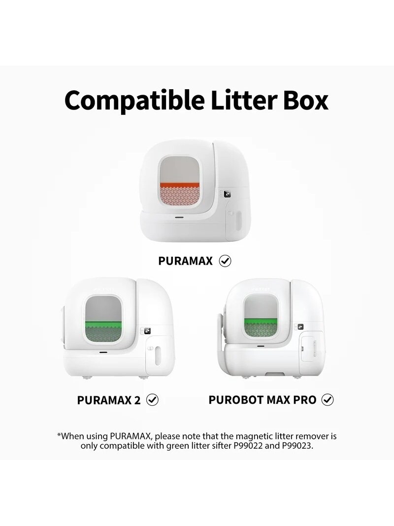 PETKIT | Pura Max 2 Mineral Sand Litter, Green + Magnetic Cat Litter Remover | Green 1 PETKIT | Pura Max 2 Mineral Sand Litter, Green + Magnetic Cat Litter Remover | Green 1