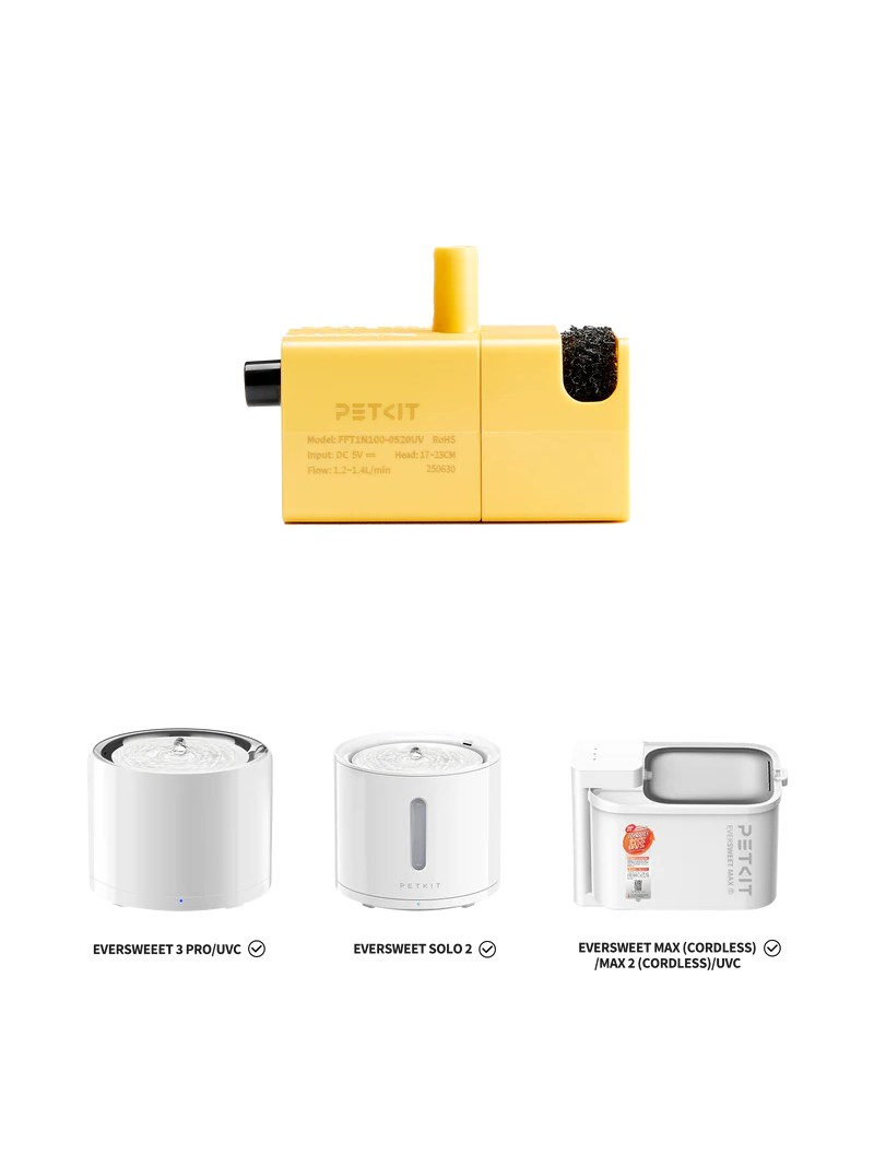 PETKIT Wireless Pump for EVERSWEET Max 2 UVC | Yellow 1 PETKIT Wireless Pump for EVERSWEET Max 2 UVC | Yellow 1