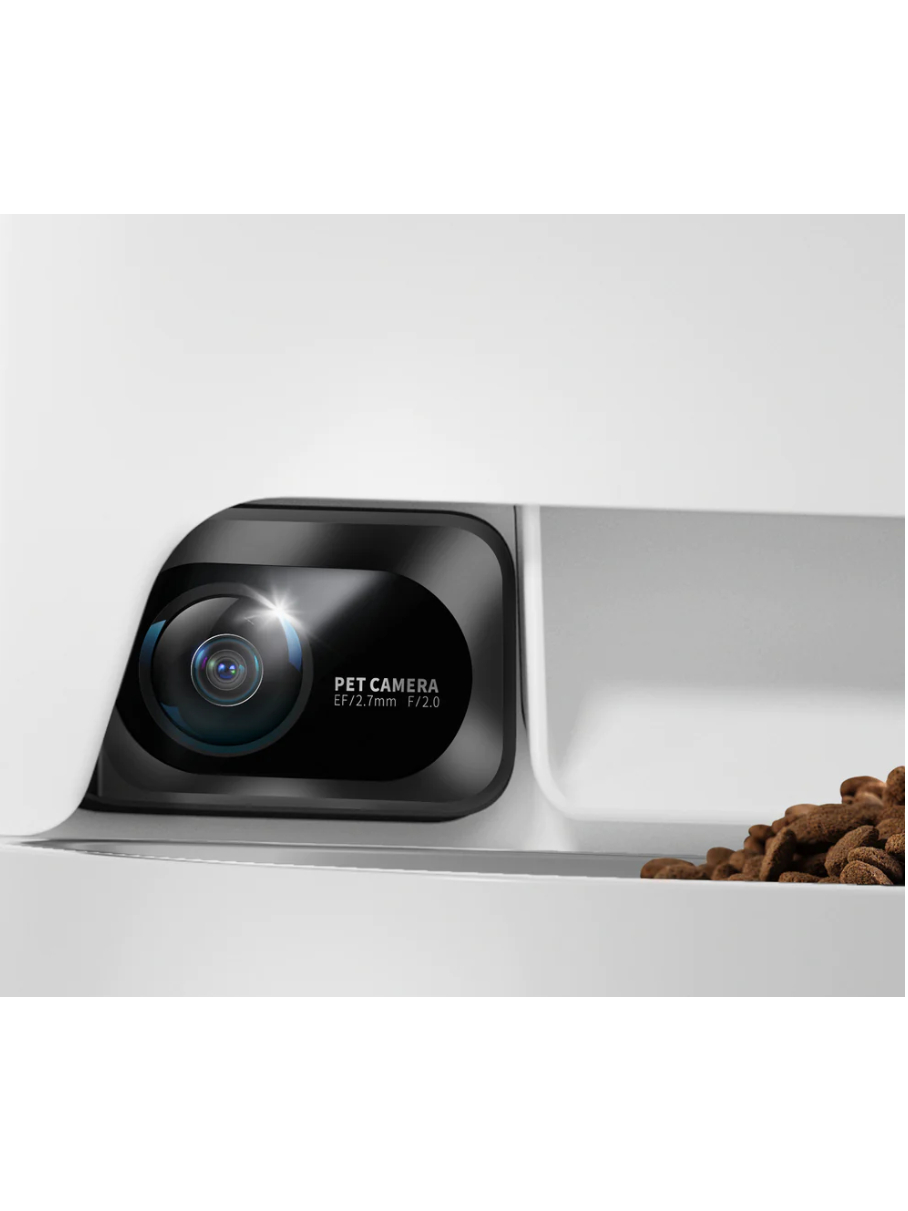 PETKIT | Feeder with Camera | P591 YumShare Dual-hopper | Capacity 2+3 L | White 2