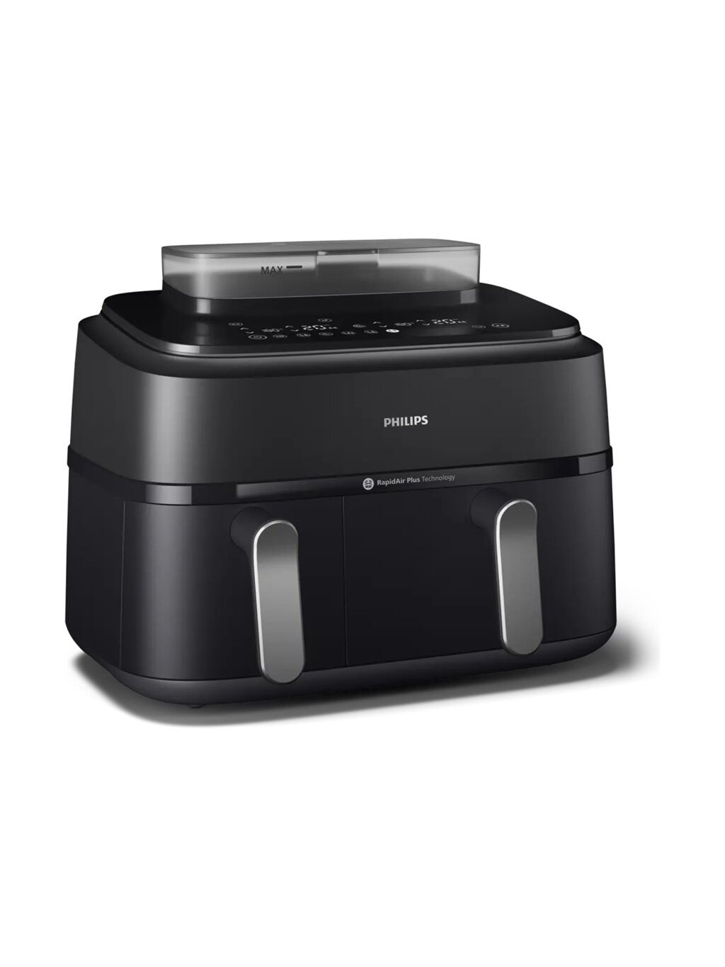 Philips | Dual Basket Airfryer | NA551/00 5000 Series | Power 2750 W | Capacity 9 L | RapidAir Plus and Air Steam | Black