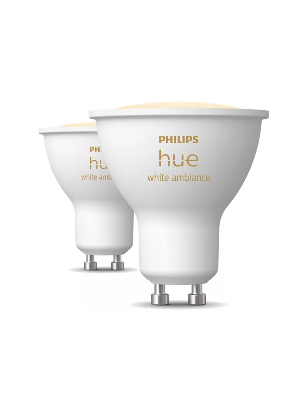 Philips Hue Smart Spotlight, 2 pcs pack | GU10 | 4.2 W | Warm to cool white light Philips Hue Smart Spotlight, 2 pcs pack | GU10 | 4.2 W | Warm to cool white light