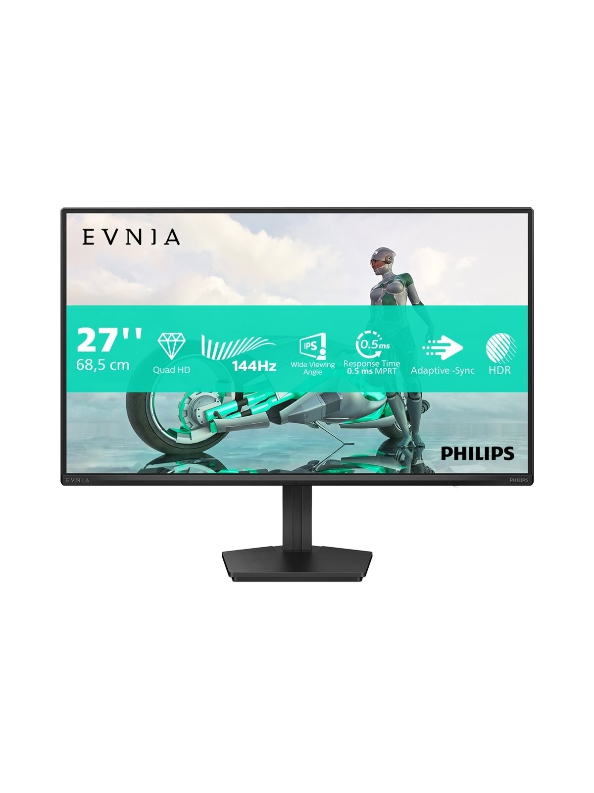 Philips | 27M2N3500NF/00 | 27 " | IPS | QHD | 16:9 | 144 Hz | 0.5 ms | 2560 x 1440 pixels | 300 cd/m² | HDMI ports quantity 1 | Black 2 Philips | 27M2N3500NF/00 | 27 " | IPS | QHD | 16:9 | 144 Hz | 0.5 ms | 2560 x 1440 pixels | 300 cd/m² | HDMI ports quantity 1 | Black 2