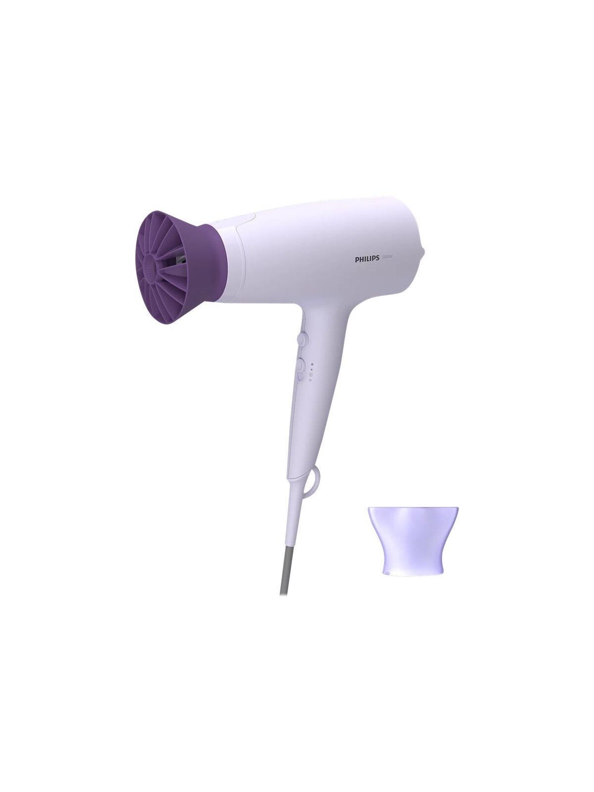 Philips | Hair Dryer | BHD341/10 | 2100 W | Number of temperature settings 6 | Ionic function | Light purple 1 Philips | Hair Dryer | BHD341/10 | 2100 W | Number of temperature settings 6 | Ionic function | Light purple 1