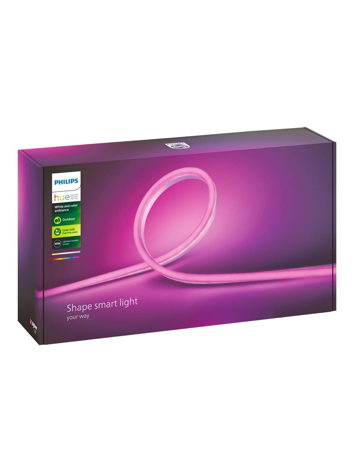 Philips Hue | Lightstrip | Hue White and Colour Ambiance | 37.5 W | White and colored light 1 Philips Hue | Lightstrip | Hue White and Colour Ambiance | 37.5 W | White and colored light 1