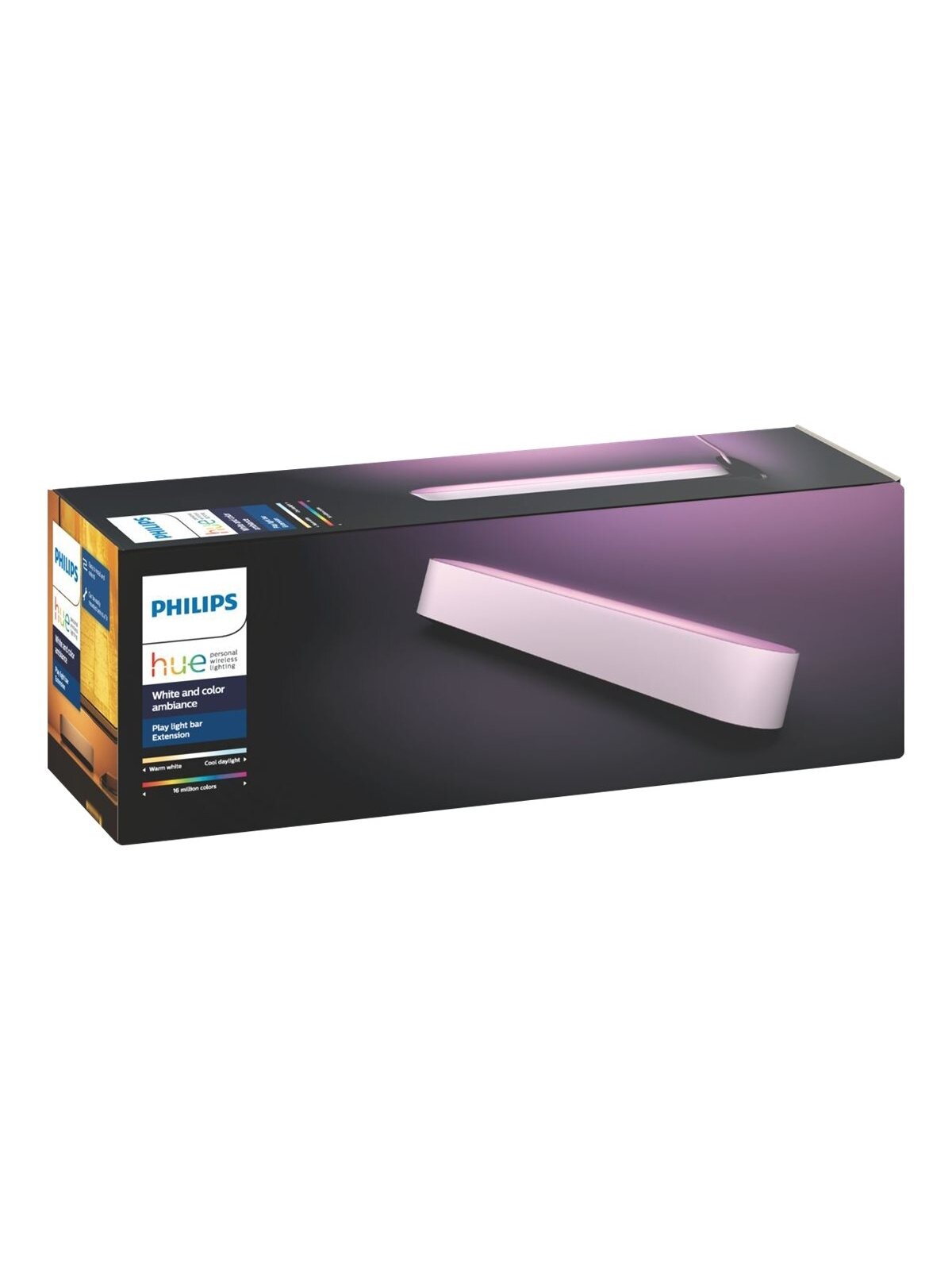 Philips Hue Play WCA Lightbar Extension, White | 42 W | 2000-6500 Hue White Colour Ambiance 3 Philips Hue Play WCA Lightbar Extension, White | 42 W | 2000-6500 Hue White Colour Ambiance 3