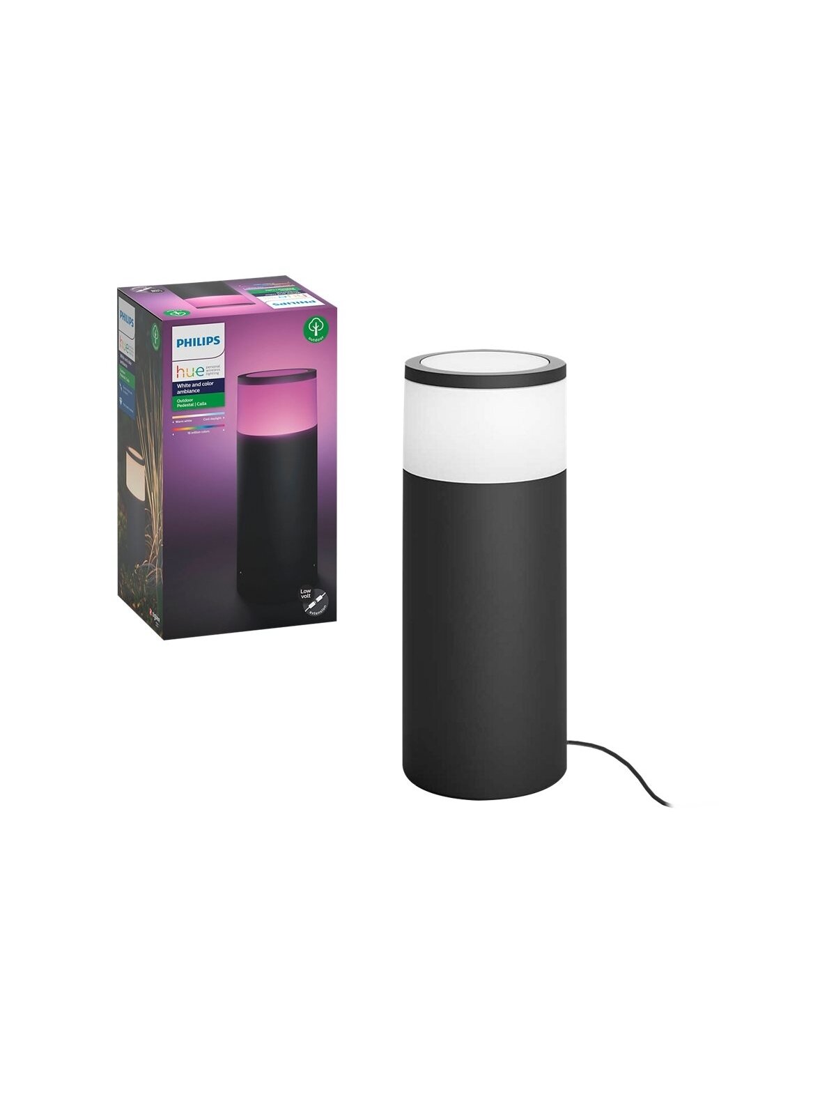 Philips Hue WCA Calla Outdoor Bollard, Black | 8 W | 2000-6500 Hue White Colour Ambiance 2 Philips Hue WCA Calla Outdoor Bollard, Black | 8 W | 2000-6500 Hue White Colour Ambiance 2