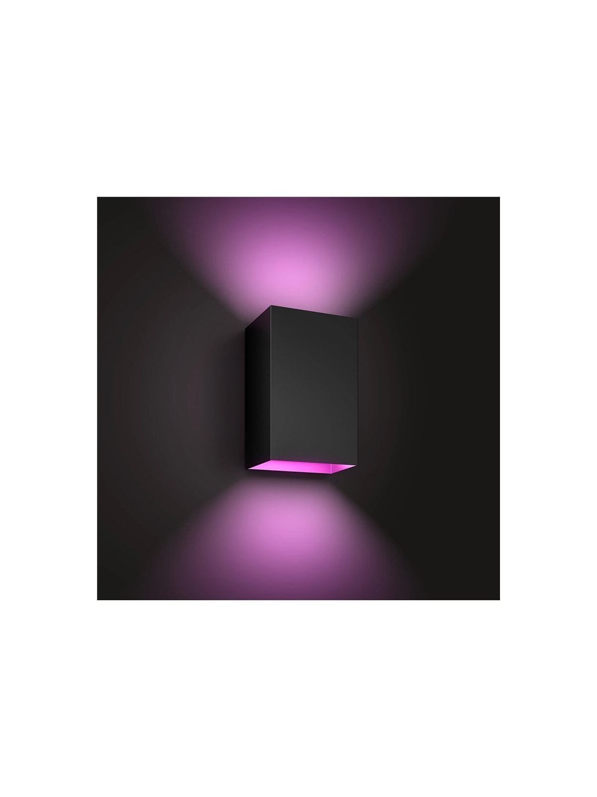 Philips Hue WCA Resonate Outdoor Wall Lantern, Black | 8 W | 2000-6500 Hue White Colour Ambiance 4 Philips Hue WCA Resonate Outdoor Wall Lantern, Black | 8 W | 2000-6500 Hue White Colour Ambiance 4