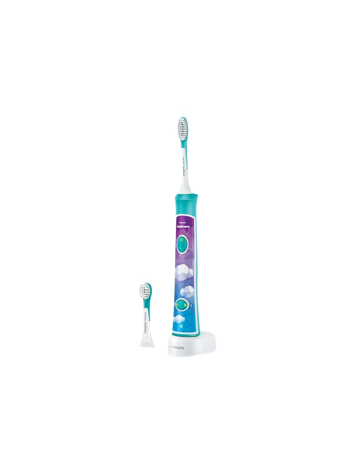 Philips | Sonic Electric toothbrush | HX6322/04 | Rechargeable | For kids | Number of brush heads included 2 | Number of teeth brushing modes 2 | Sonic technology | Aqua 2 Philips | Sonic Electric toothbrush | HX6322/04 | Rechargeable | For kids | Number of brush heads included 2 | Number of teeth brushing modes 2 | Sonic technology | Aqua 2