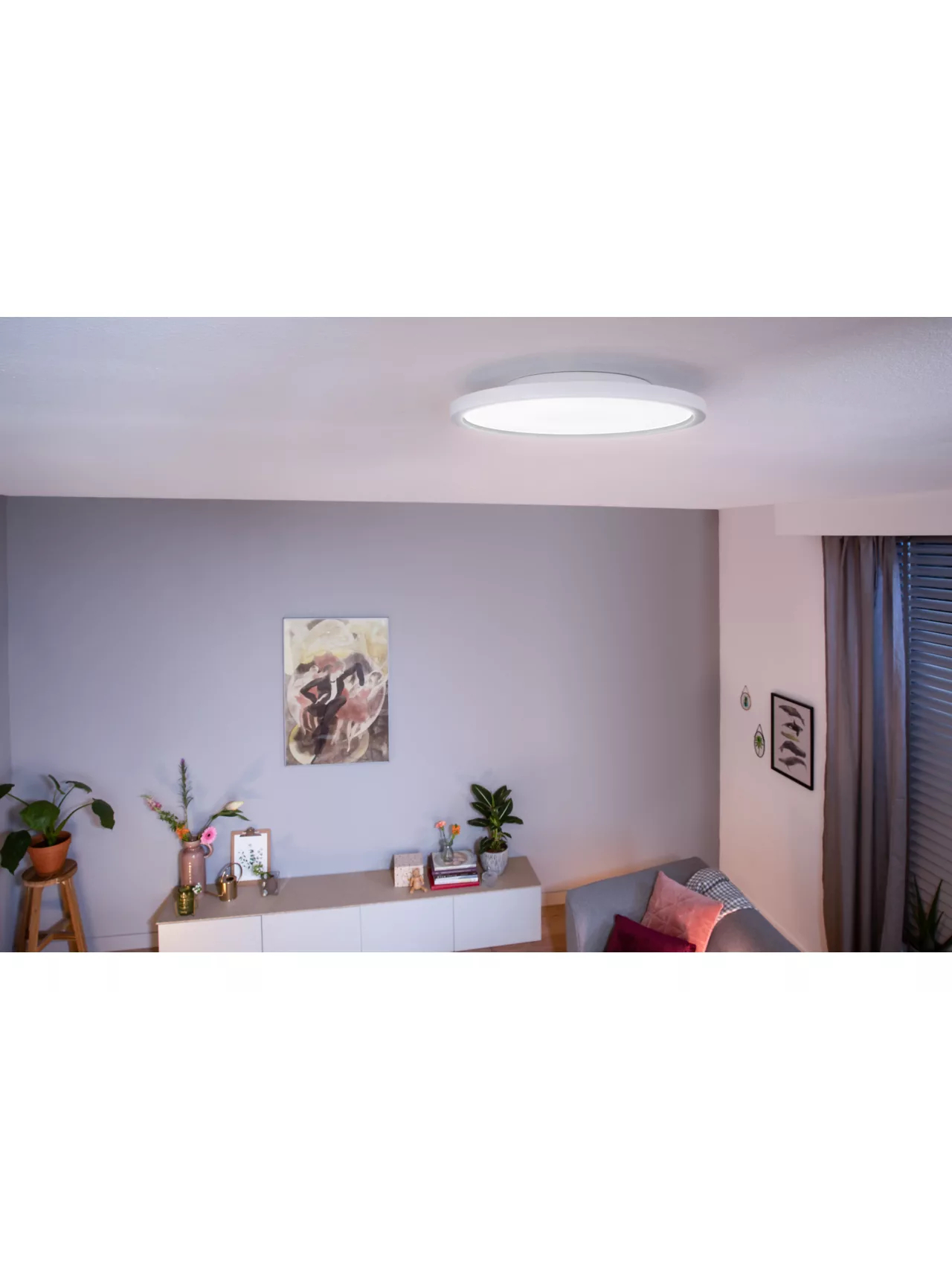 Philips Hue Aurelle Around Panel Light, White | 2200-6500 Hue White Ambiance 3
