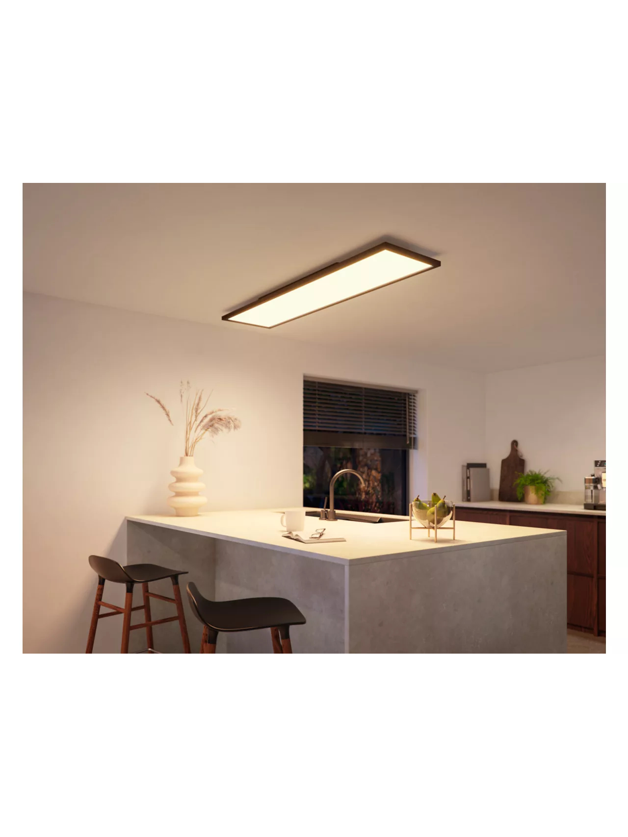 Philips Hue Aurelle rectangular panel light, Black, 120 x 30 cm | 2200-6500 Hue White Ambiance 4 Philips Hue Aurelle rectangular panel light, Black, 120 x 30 cm | 2200-6500 Hue White Ambiance 4