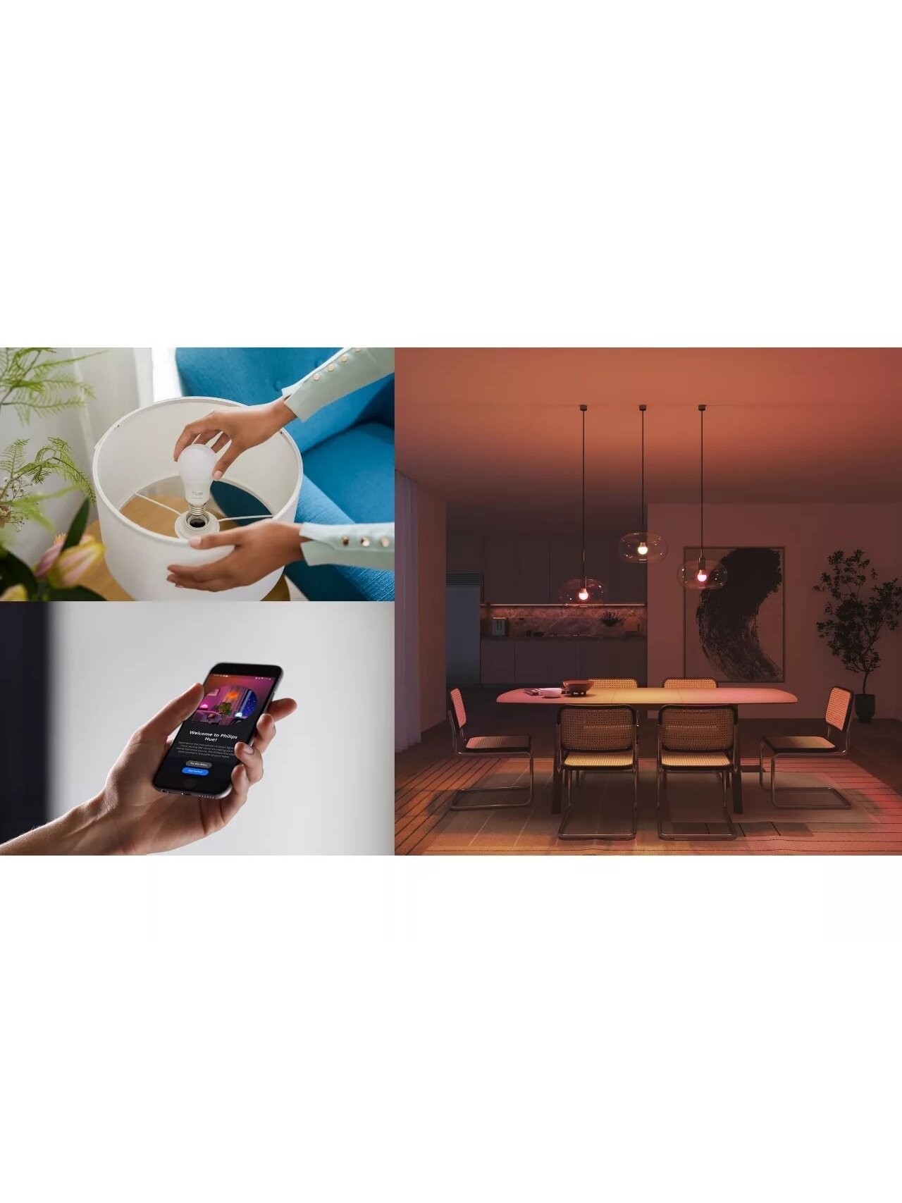 Philips Hue E WCA 806 A60 E27 3kit EU | E27 | 8 W | 16 million colours, White and colour light 8 Philips Hue E WCA 806 A60 E27 3kit EU | E27 | 8 W | 16 million colours, White and colour light 8