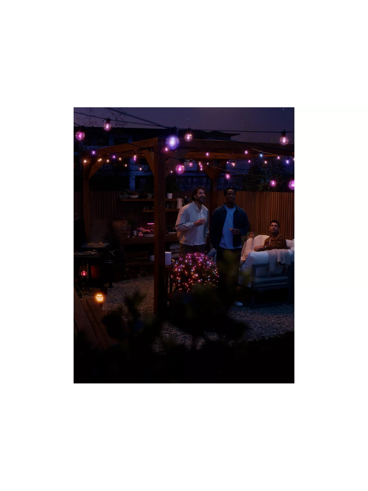Philips Hue Hue Festavia Globe Outdoor String Lights, 14m Extension | 30 W 9