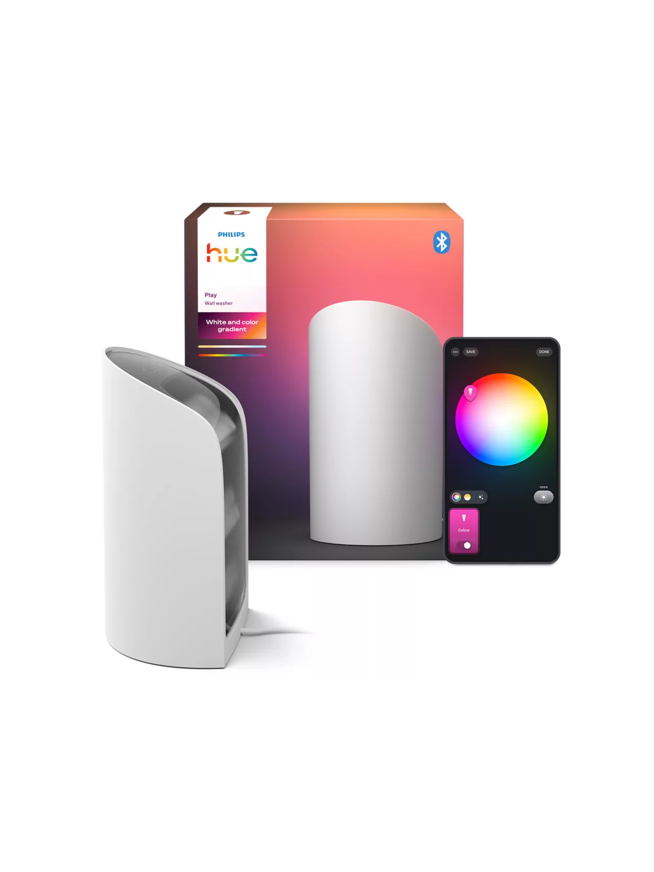 Philips Hue Play wall washer, white, EU/UK | Colored and white light (RBGW) 5 Philips Hue Play wall washer, white, EU/UK | Colored and white light (RBGW) 5