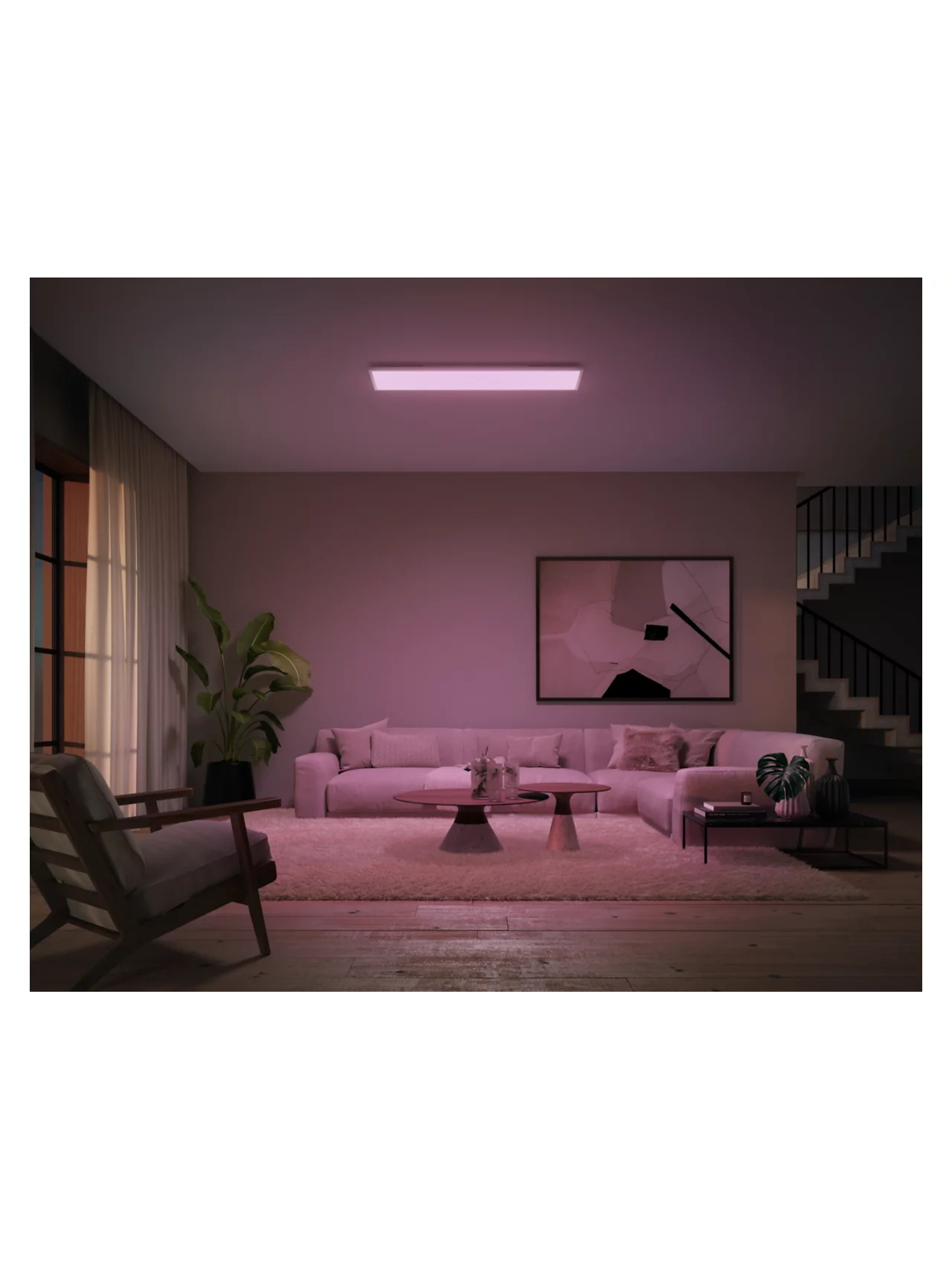 Philips Hue Surimu rectangular panel light, 120 x 30 cm | 2000-6500 Hue White Color Ambiance | Bluetooth, Zigbee 4 Philips Hue Surimu rectangular panel light, 120 x 30 cm | 2000-6500 Hue White Color Ambiance | Bluetooth, Zigbee 4
