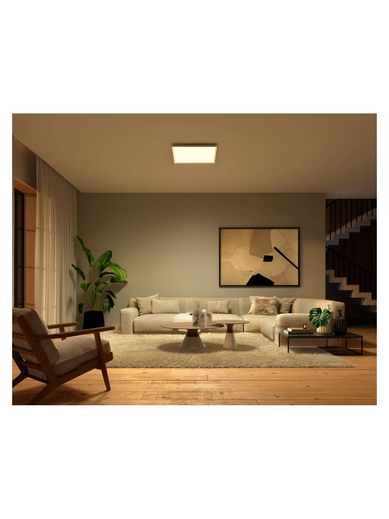 Philips Hue Surimu Square Panel Light, 60 x 60 cm | 2000-6500 Hue White Color Ambiance 4