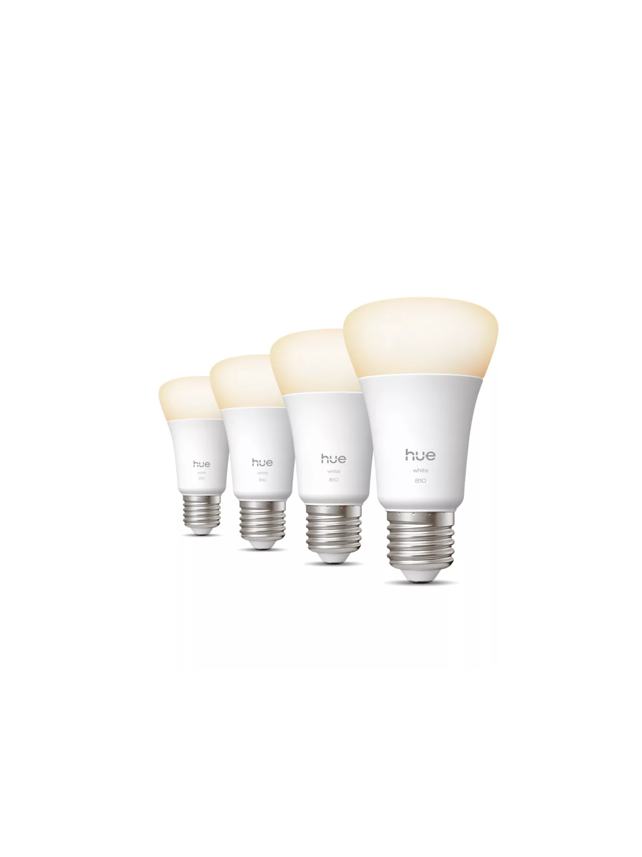 Philips Hue W 810 A60 4P EU | E27 | Warm to cool white light | Bluetooth, Zigbee