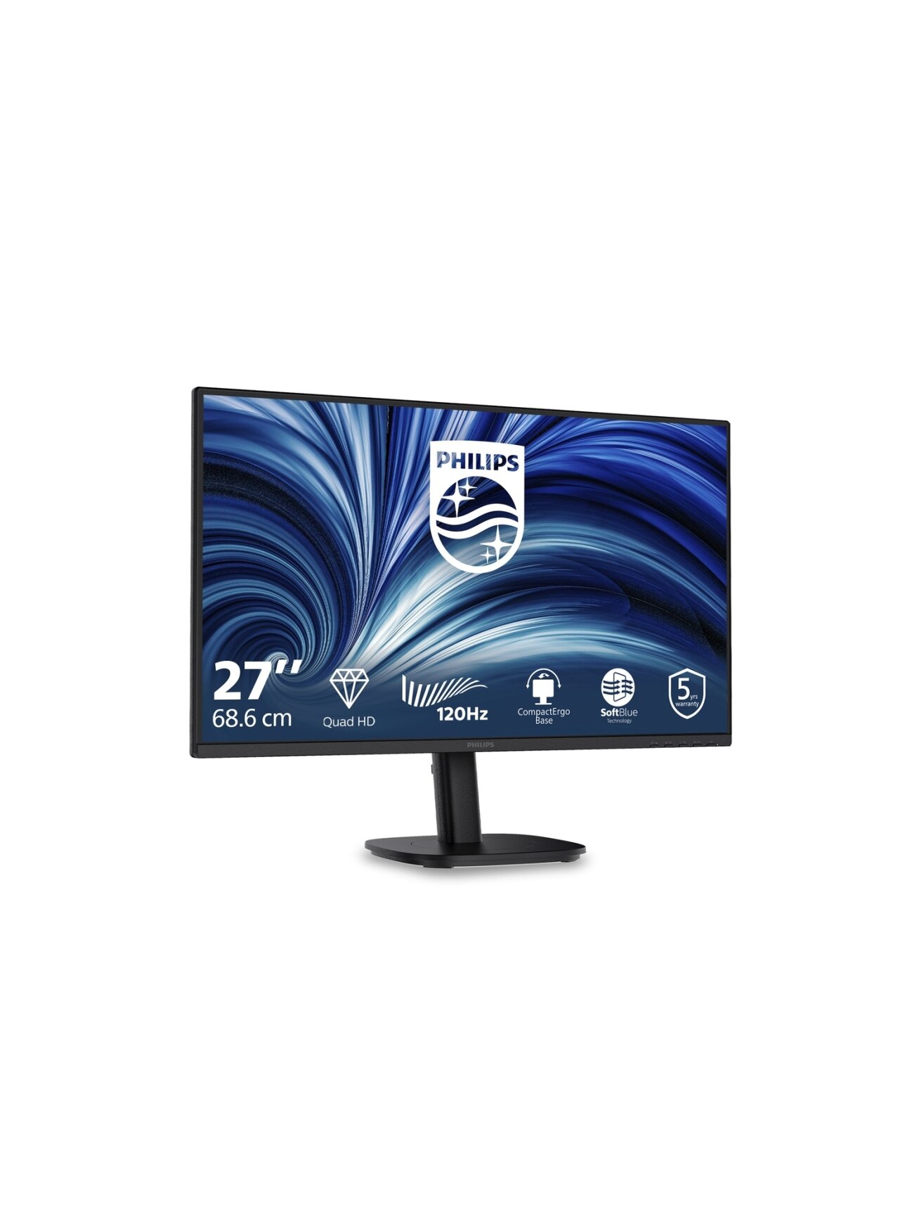 Philips 27B2N3500/00 | 27 " | IPS | QHD | 16:9 | 120 Hz | 2560 x 1440 pixels | HDMI ports quantity 2 | Black 1 Philips 27B2N3500/00 | 27 " | IPS | QHD | 16:9 | 120 Hz | 2560 x 1440 pixels | HDMI ports quantity 2 | Black 1