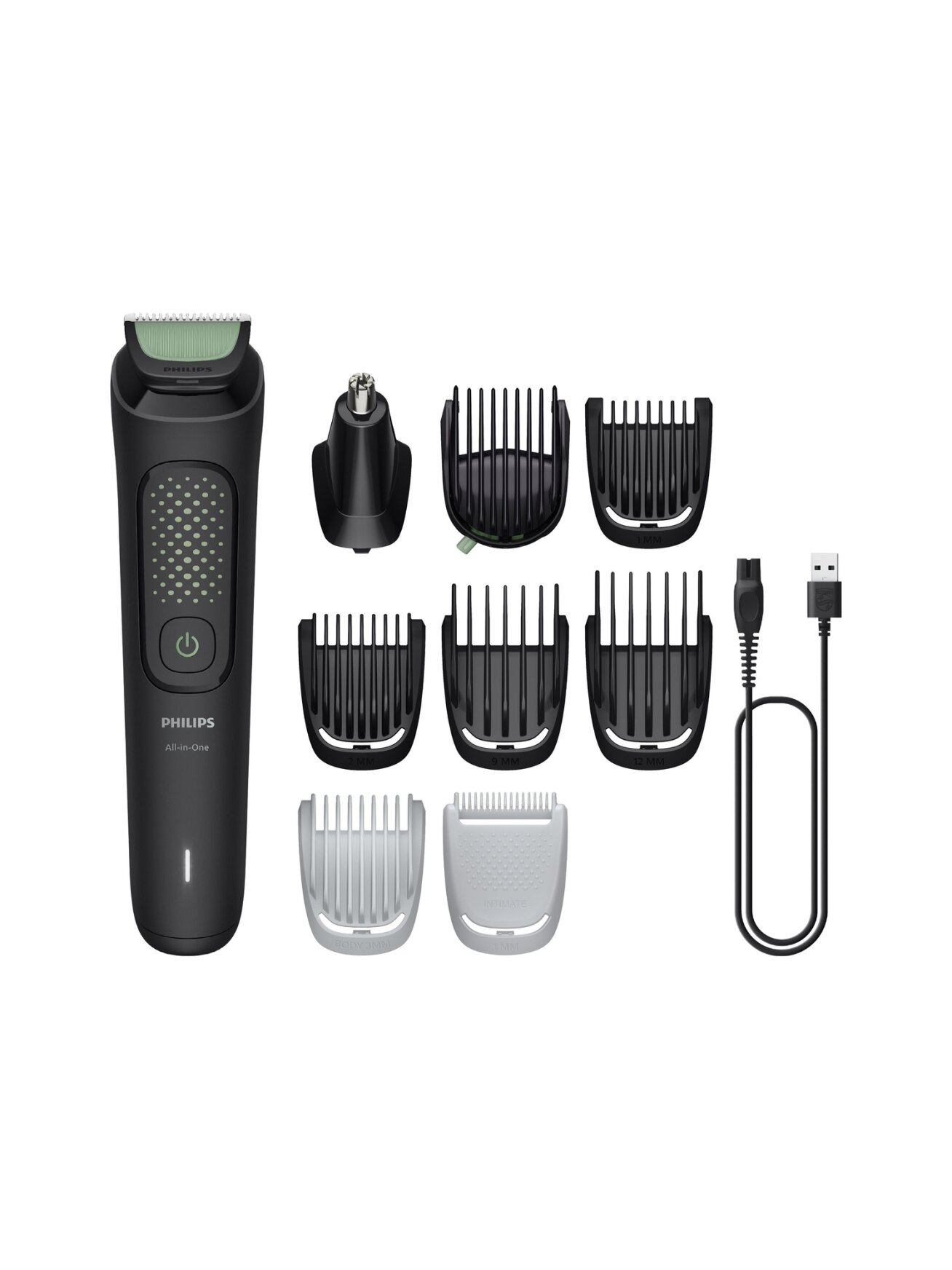 Philips All-in-One Hair Trimmer | MG3945/15 3000 Series | Cordless | Number of length steps 12 | Black Philips All-in-One Hair Trimmer | MG3945/15 3000 Series | Cordless | Number of length steps 12 | Black