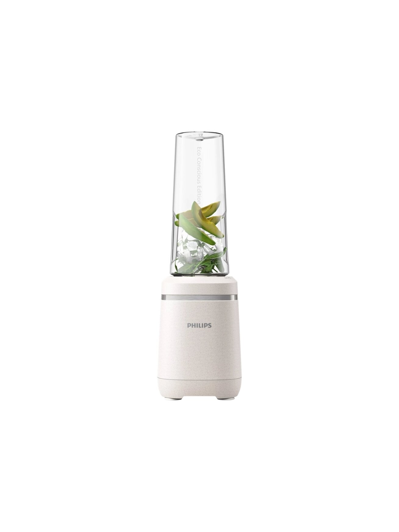 Philips Eco Conscious Edition Blender | HR2500/00 | Tabletop | 350 W | Jar material Glass | Jar capacity 0.6 L | White Matt 1