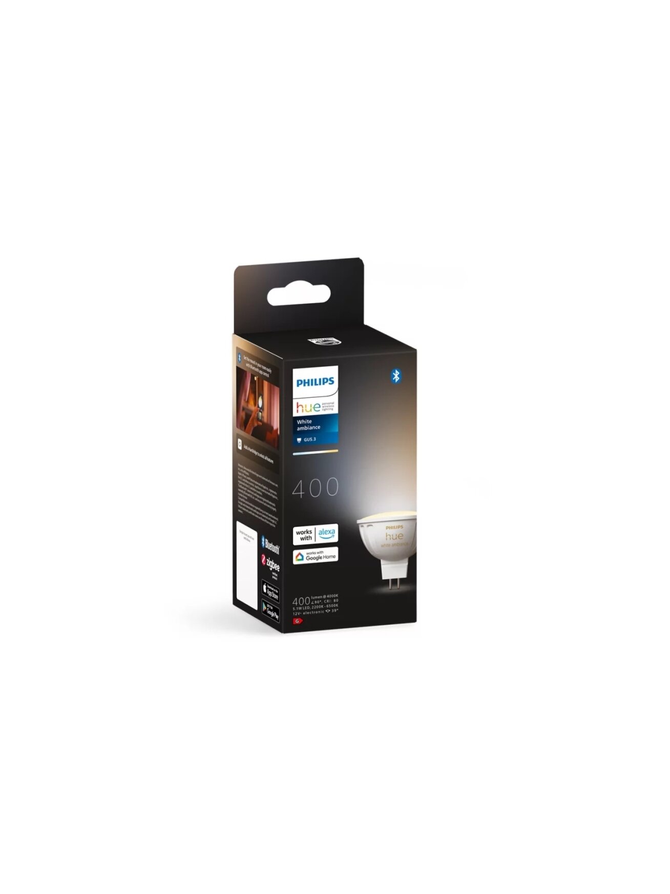 Philips Hue WA 12V MR16 | GU5.3 | 5.1 W | Warm to cool white light 4